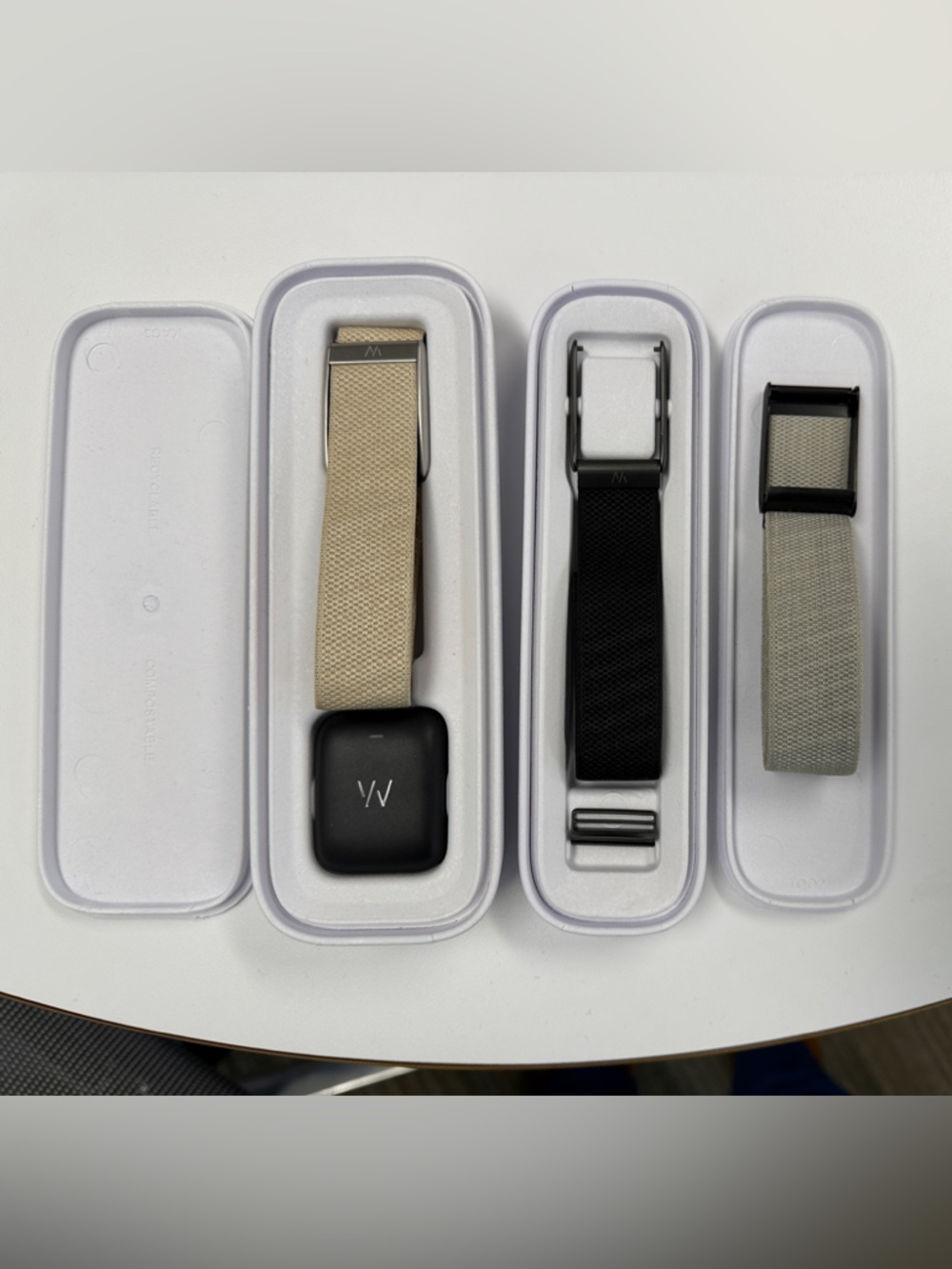 Whoop Fabric Watch Bands with Black Tracker